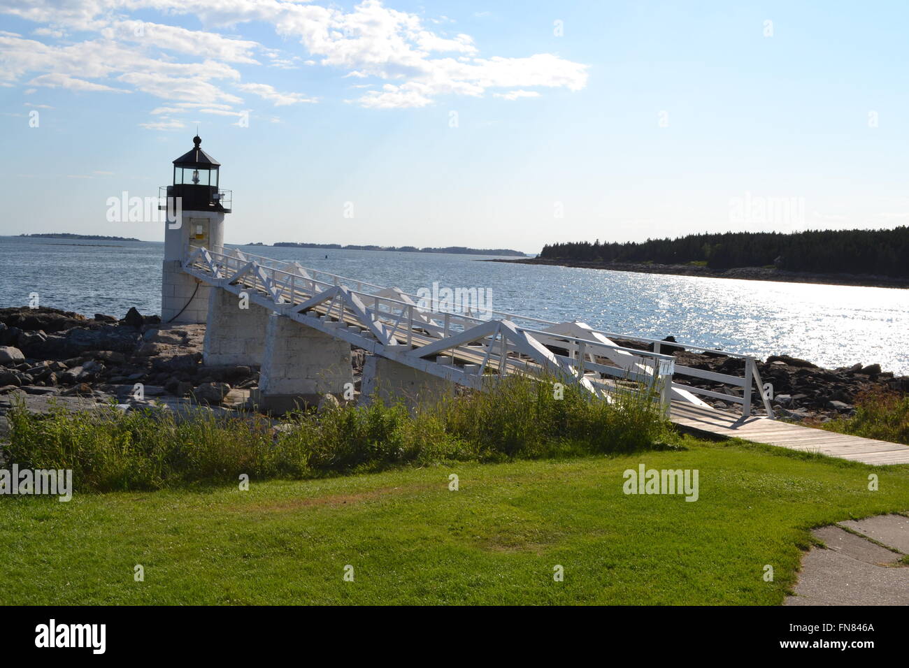 Marshall Point Lighthouse, Maine Stock Photo Alamy