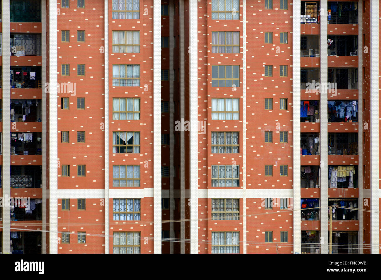 AFRICA: KENYA: A high rise building in the centre of the city of Nairobi Stock Photo