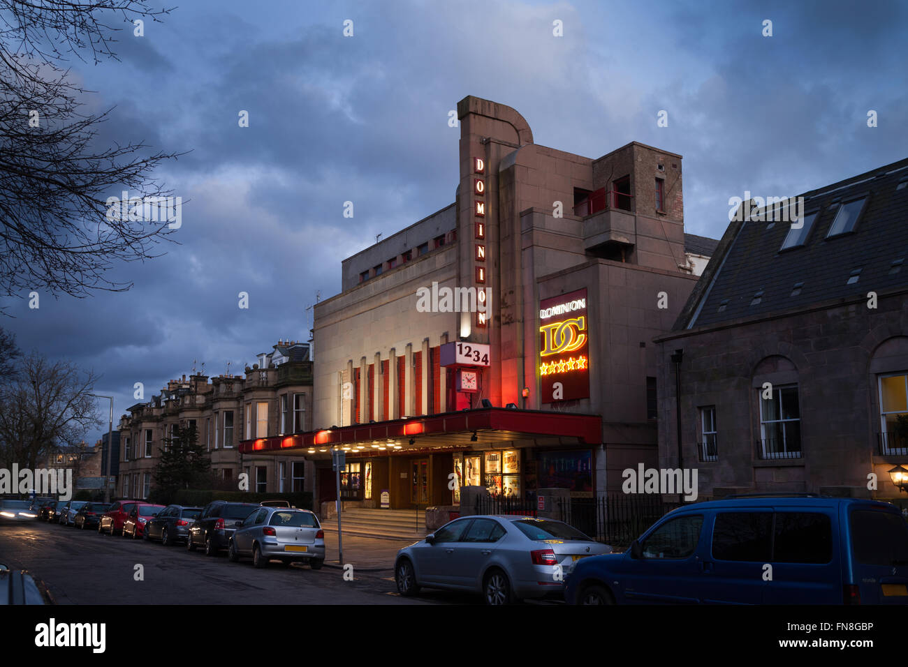 The Art Deco Dominion cinema in Morningside Edinburgh Scotland Stock