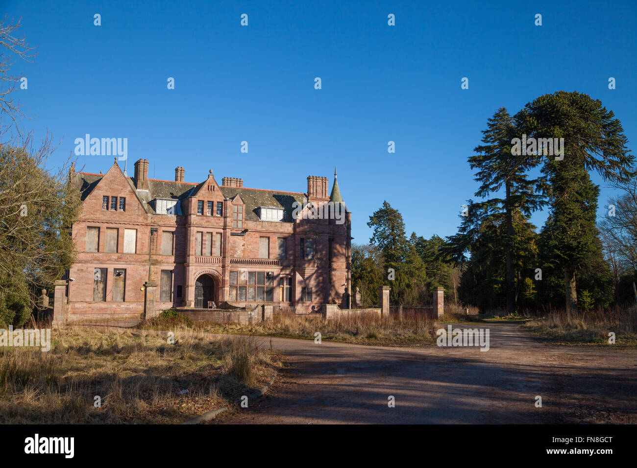 Mount Melville House ( former Craigton Hospital) near Craigtoun Park, St Andrews, Fife, Scotland. Stock Photo