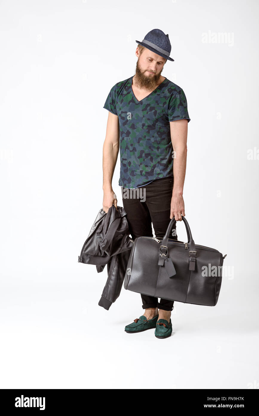 hipster man bag