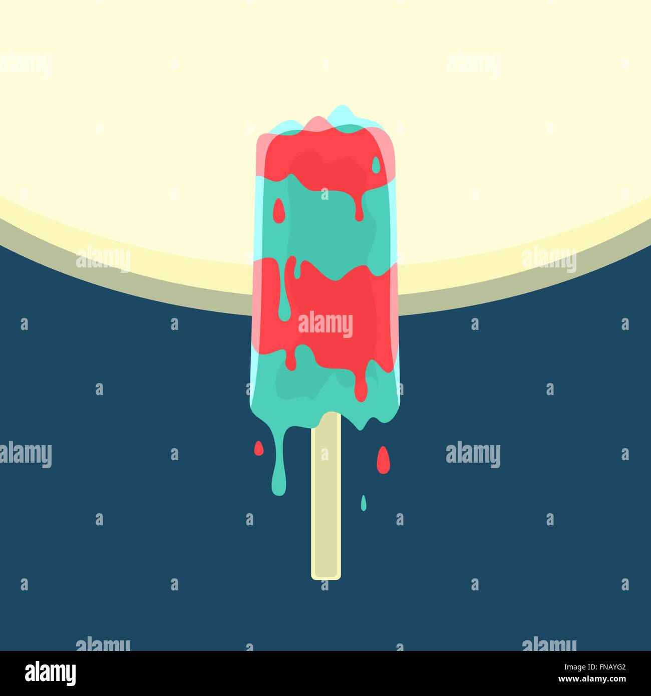 Vector Illustration Ice Cream Stock Vector Image & Art - Alamy
