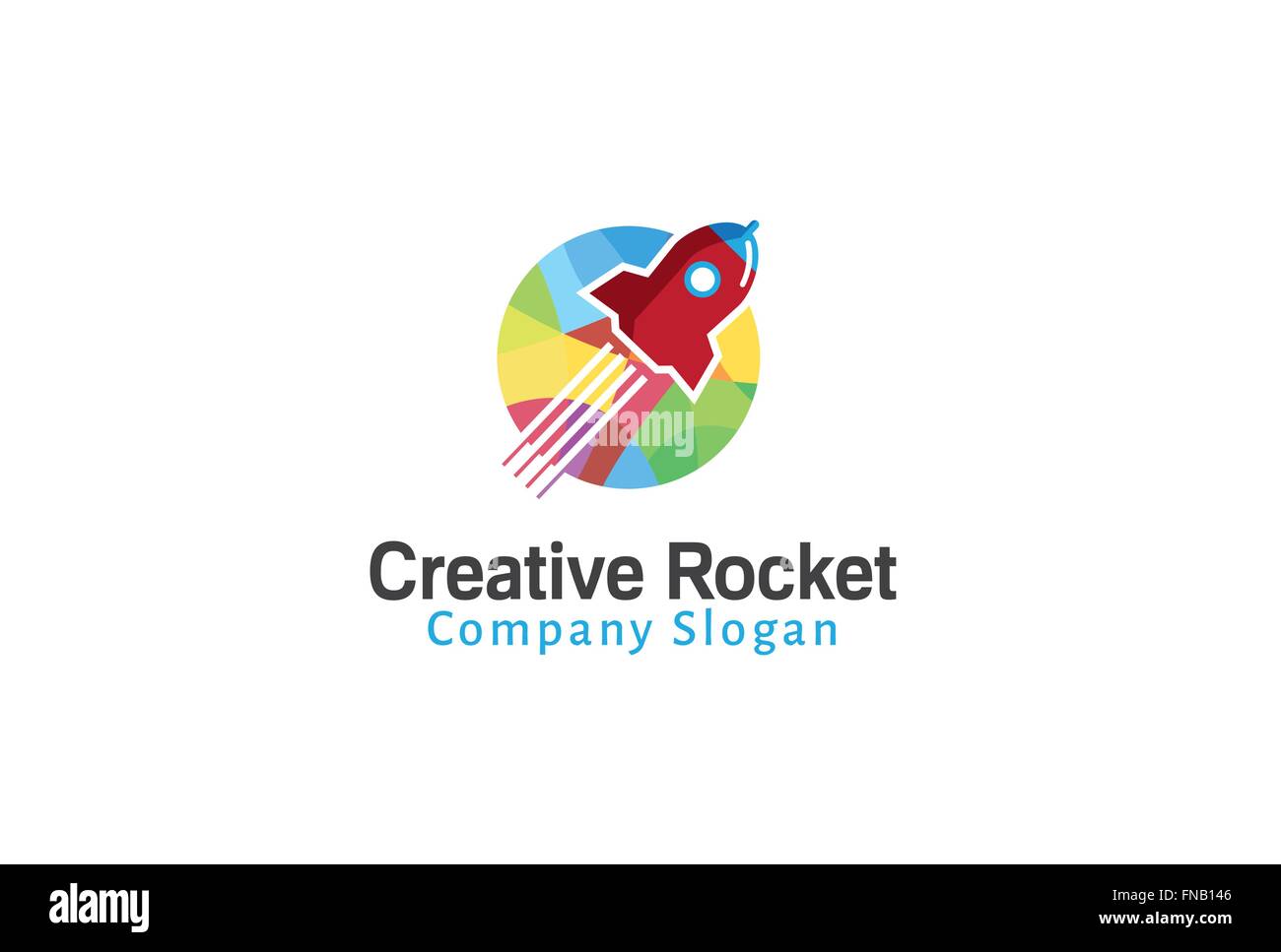 Creative Rocket Design Illustration Stock Vector