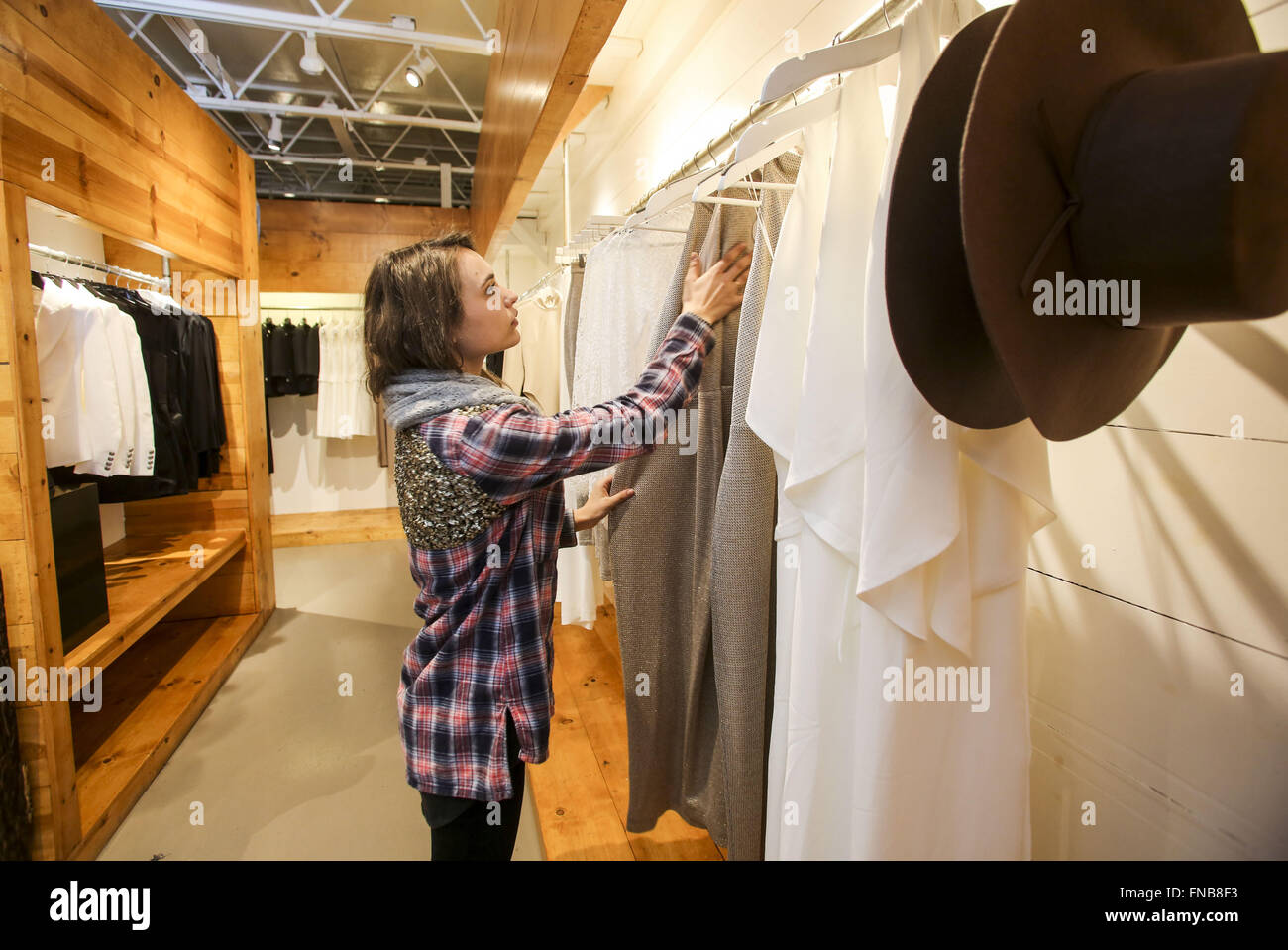 Los Angeles, California, USA. 3rd Feb, 2016. KIN, one of the most celeb-visited boutiques in West Hollywood favored by Jessica Alba, Katie Holmes and Kanye West. © Ringo Chiu/ZUMA Wire/Alamy Live News Stock Photo