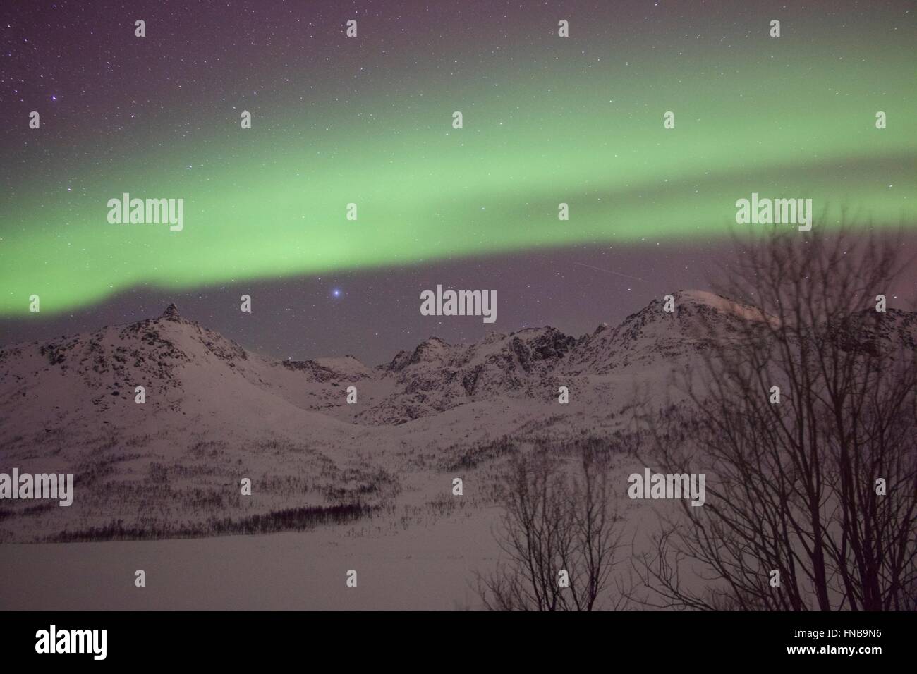Northern lights, Aurora Borealis, Tromso, Norway Stock Photo - Alamy