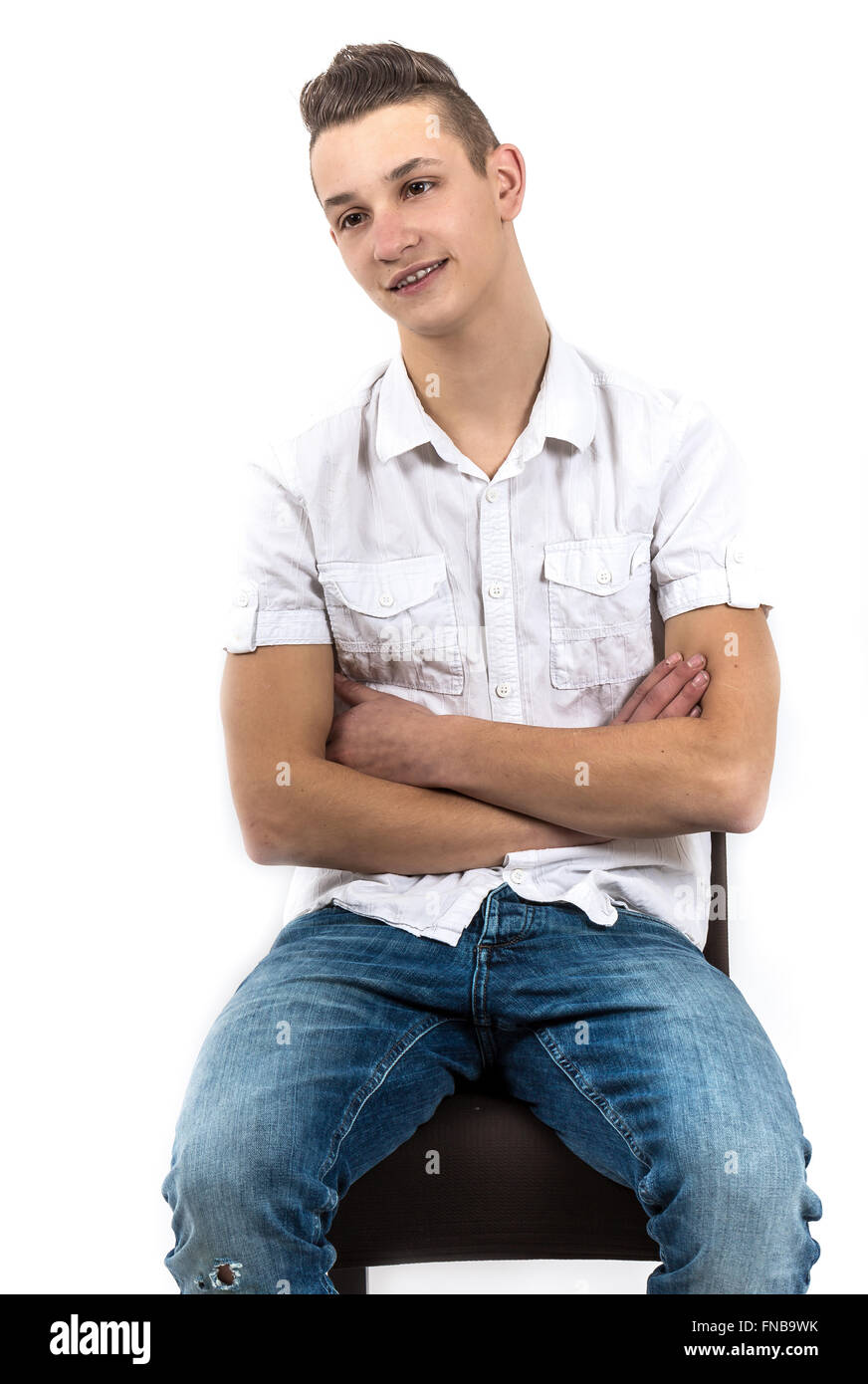 Trendy teenager boy hi-res stock photography and images - Alamy