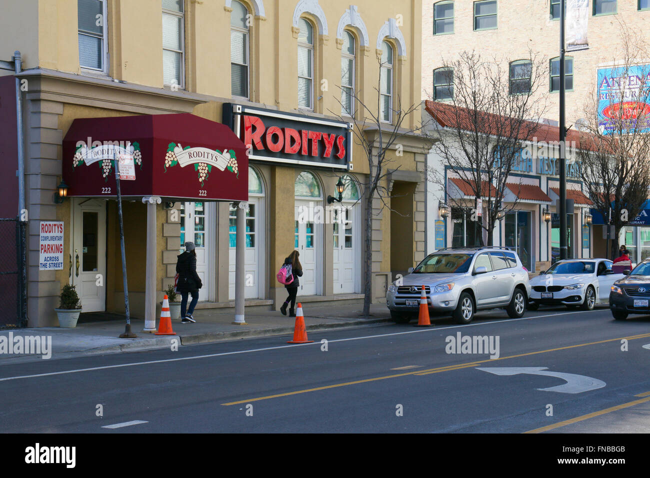 Greektown restaurants chicago illinois hires stock photography and