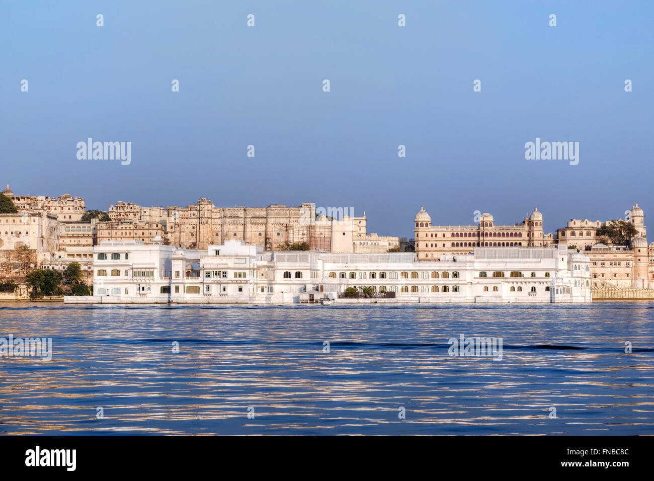 Udaipur, Lake Pichola, Rajasthan, India Stock Photo