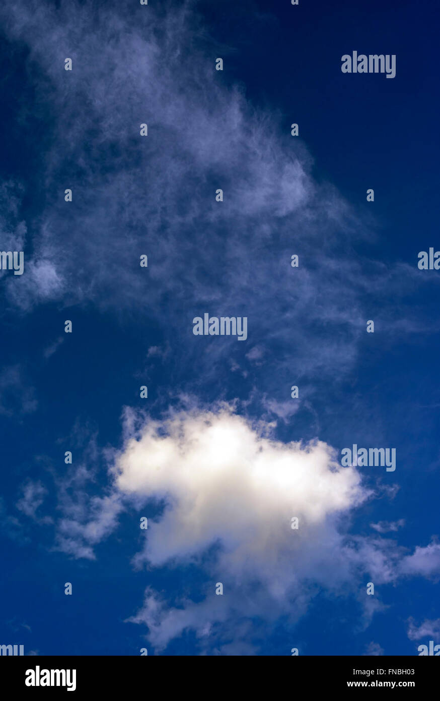 Cloud formation / Blue sky Stock Photo - Alamy