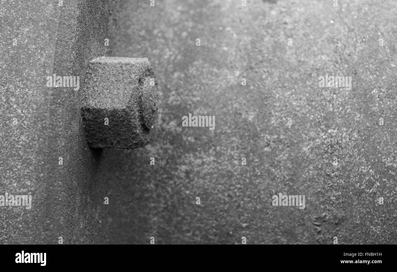 Old industrial metal machinery abandoned to rust Stock Photo