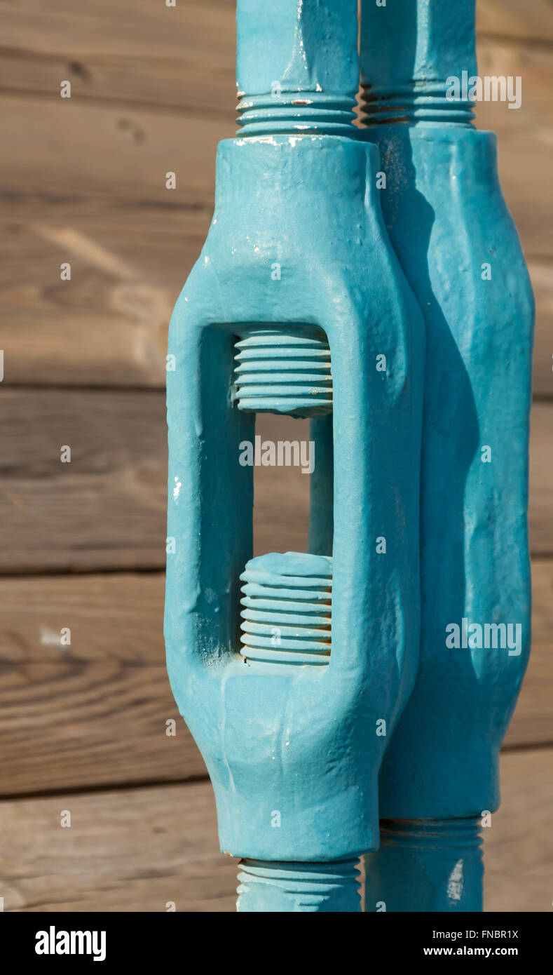 blue iron bridge architecture Stock Photo Alamy