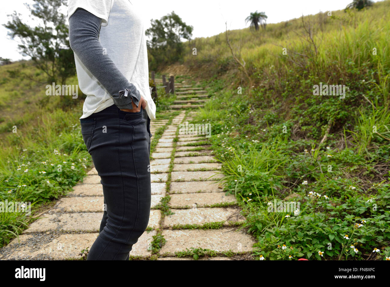 stand and wait Stock Photo Alamy