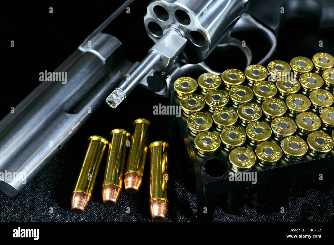 Revolver and bullets permit hires stock photography and images Alamy