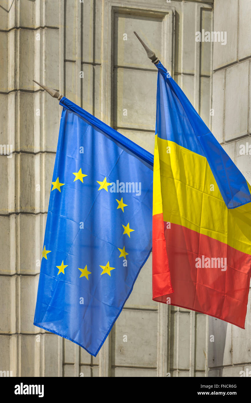 3 Rotary Club Banners / Bannerettes: Slatina Romania, Romanian Flag &  Rotherham