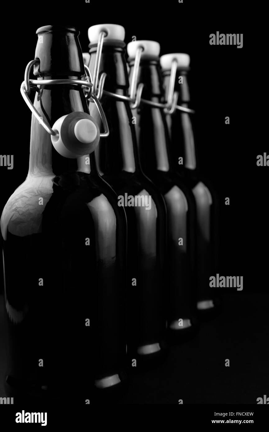 home brew easy cap beer bottles Stock Photo Alamy