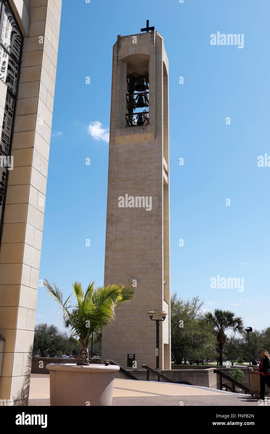 Bell tower at the basilica of our lady of san juan del valle national