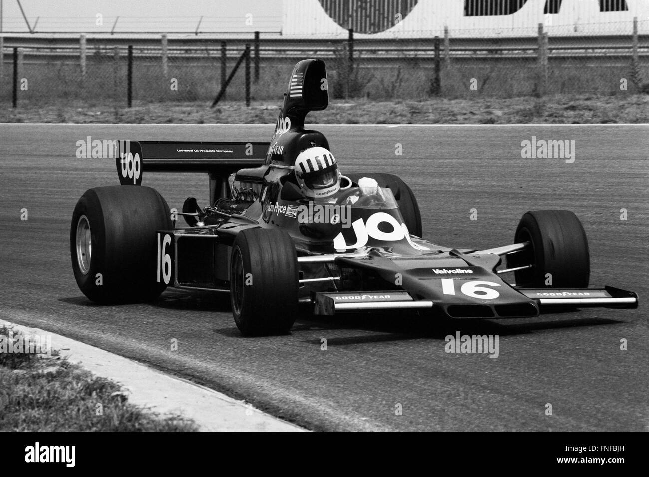 Tom Pryce. 1975 Dutch Grand Prix Stock Photo