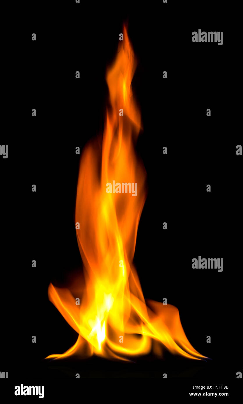 Abstract form of fire Stock Photo