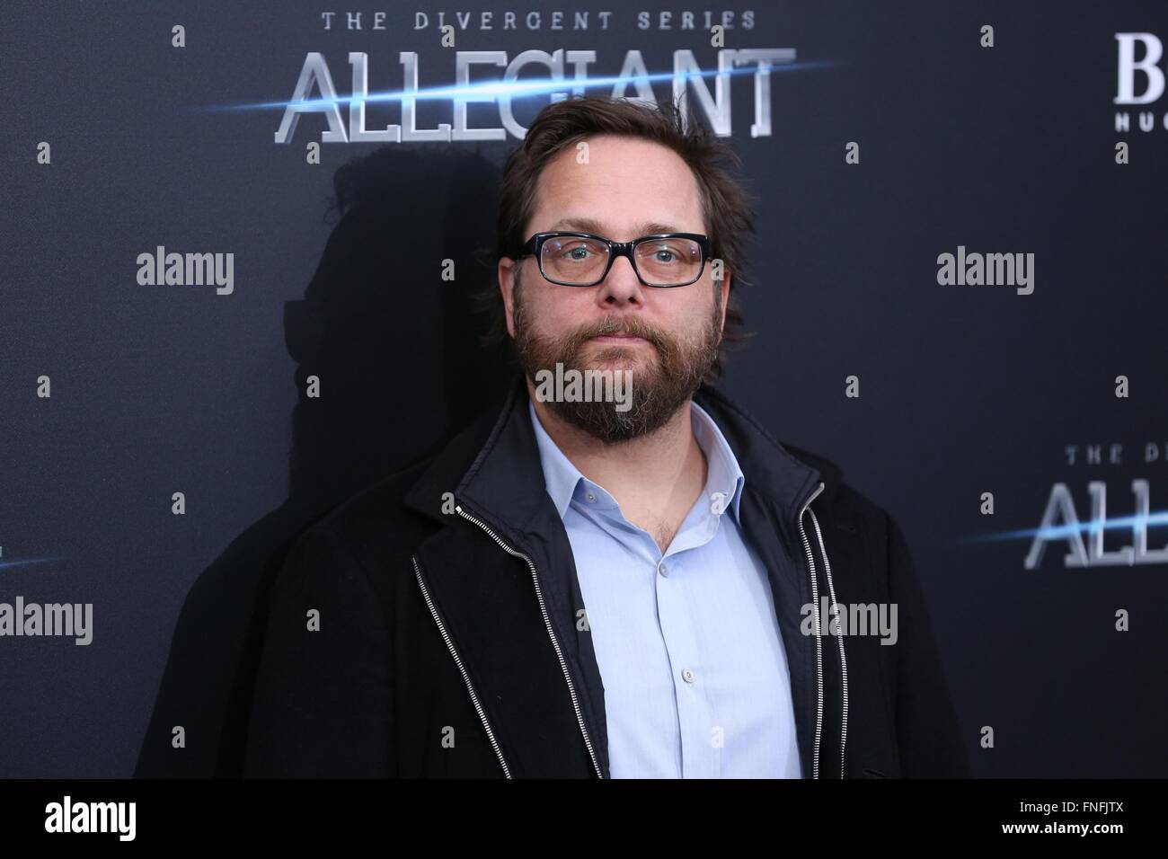 New York, NY, USA. 14th Mar, 2016. Robert Schwentke at arrivals for THE DIVERGENT SERIES: ALLEGIANT Premiere, AMC Loews Lincoln Square, New York, NY March 14, 2016. Credit:  Andres Otero/Everett Collection/Alamy Live News Stock Photo