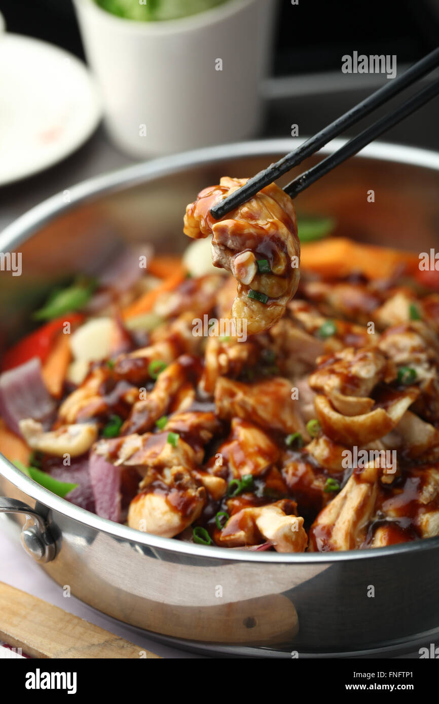 oyster sauce chicken Stock Photo Alamy