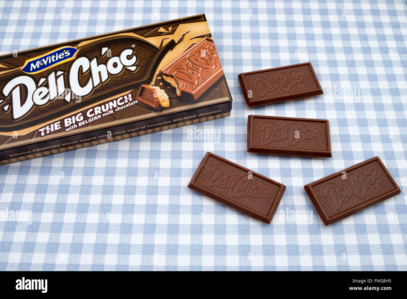 McVities Deli Choc biscuits Stock Photo Alamy