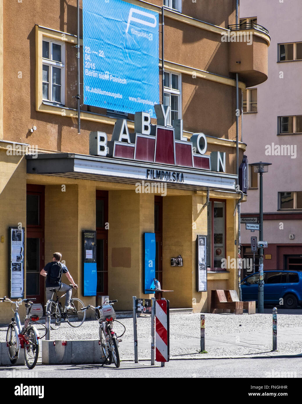 Berlin, Mitte. Kino Babylon Cinema in old building Stock Photo - Alamy