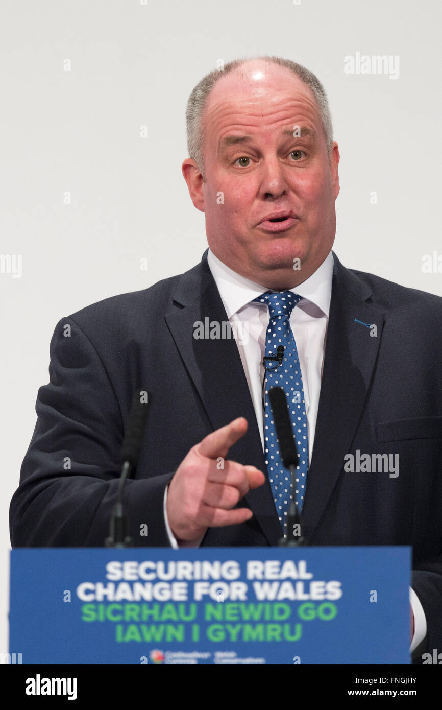 Andrew RT Davies Leader of the Conservative Party in Wales. Stock Photo