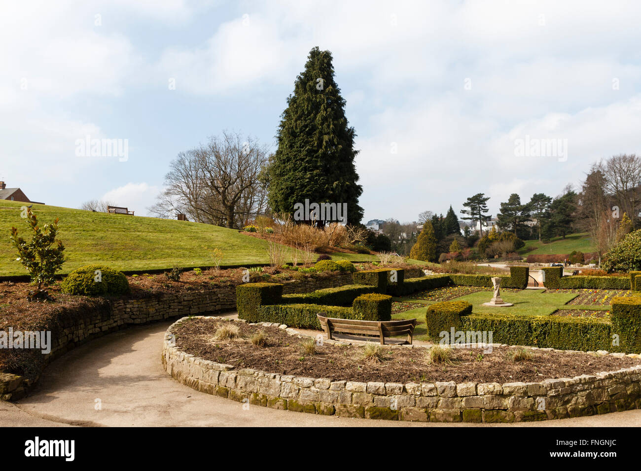 Calverley Grounds park, Tunbridge Wells, Kent, England, UK Stock Photo