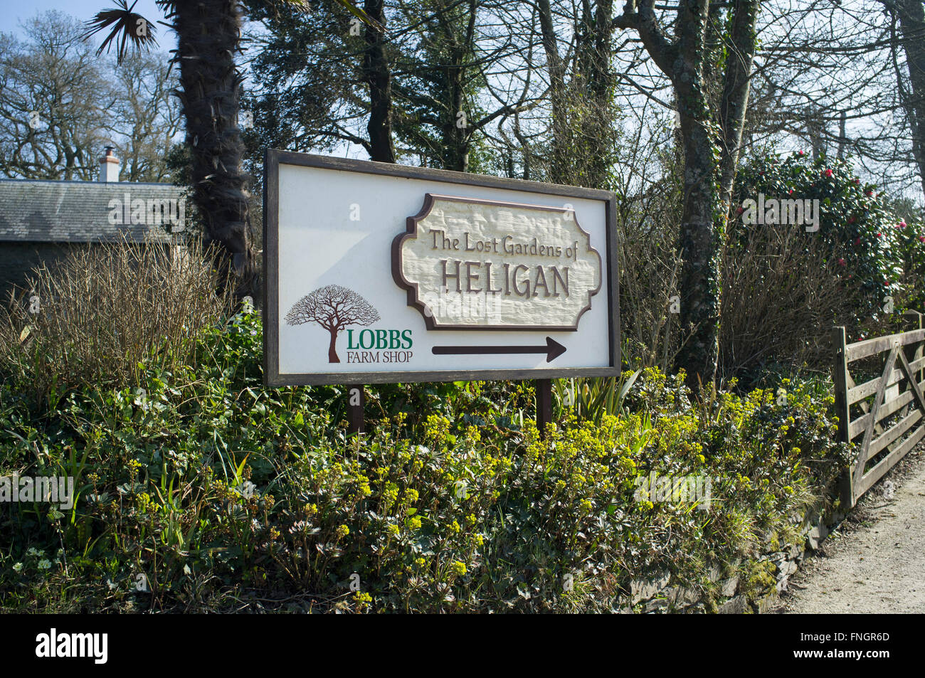 The Lost Gardens of Heligan. Stock Photo