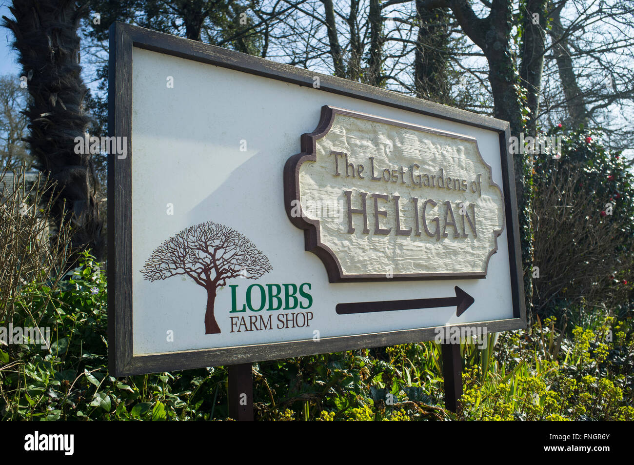 The Lost Gardens of Heligan. Stock Photo