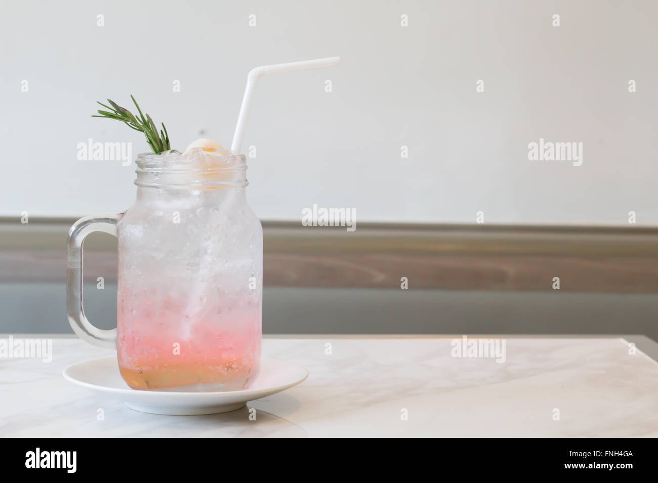 Italian soda juice Stock Photo Alamy
