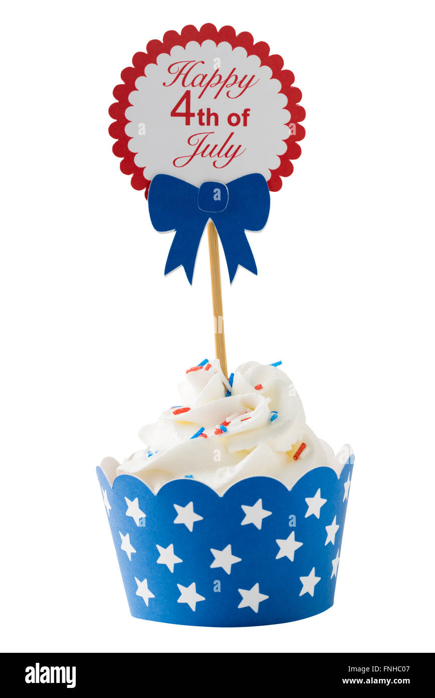 Independence day cupcake Stock Photo - Alamy