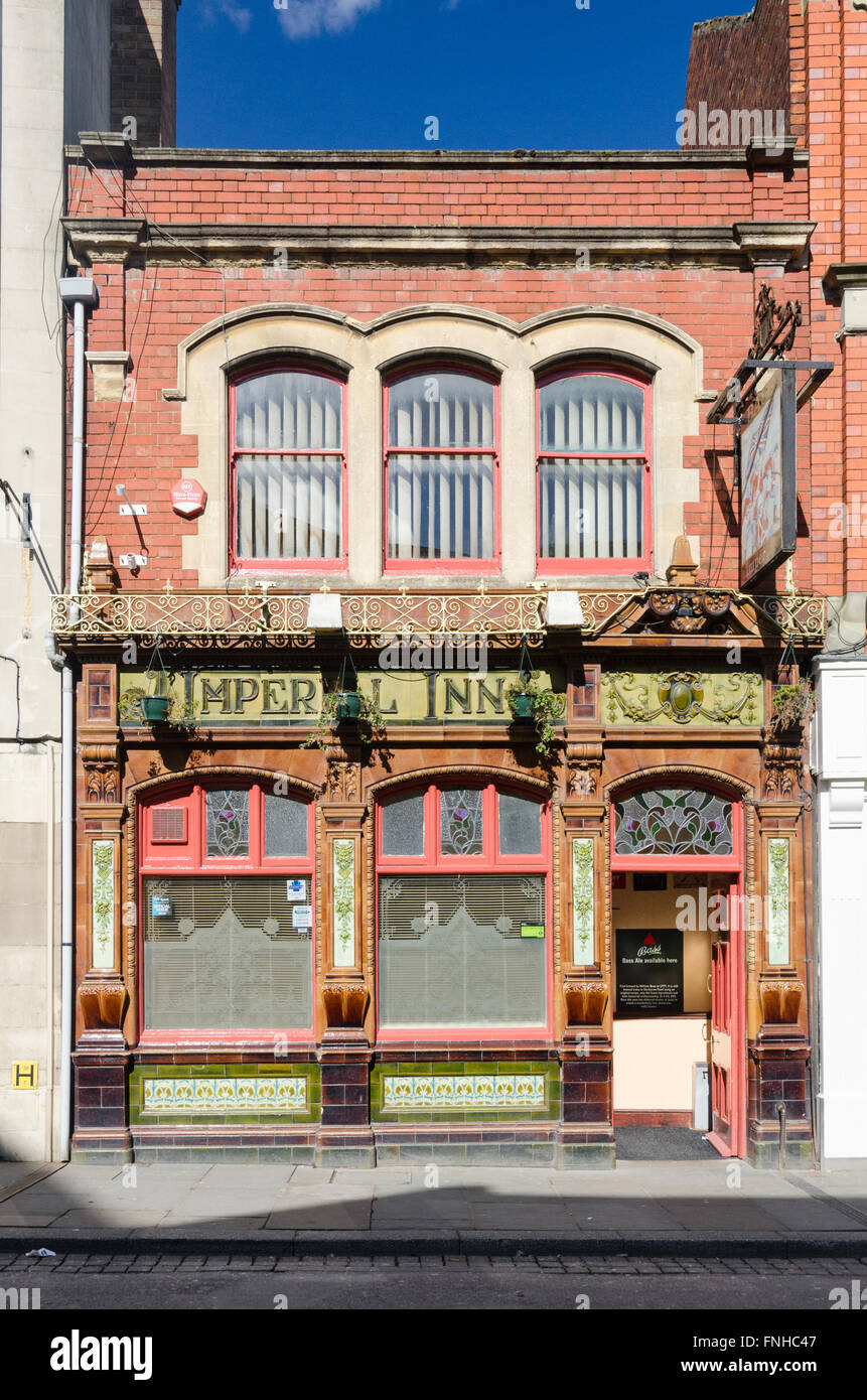 The Imperial Inn public house in Northgate Street, Gloucester Stock ...