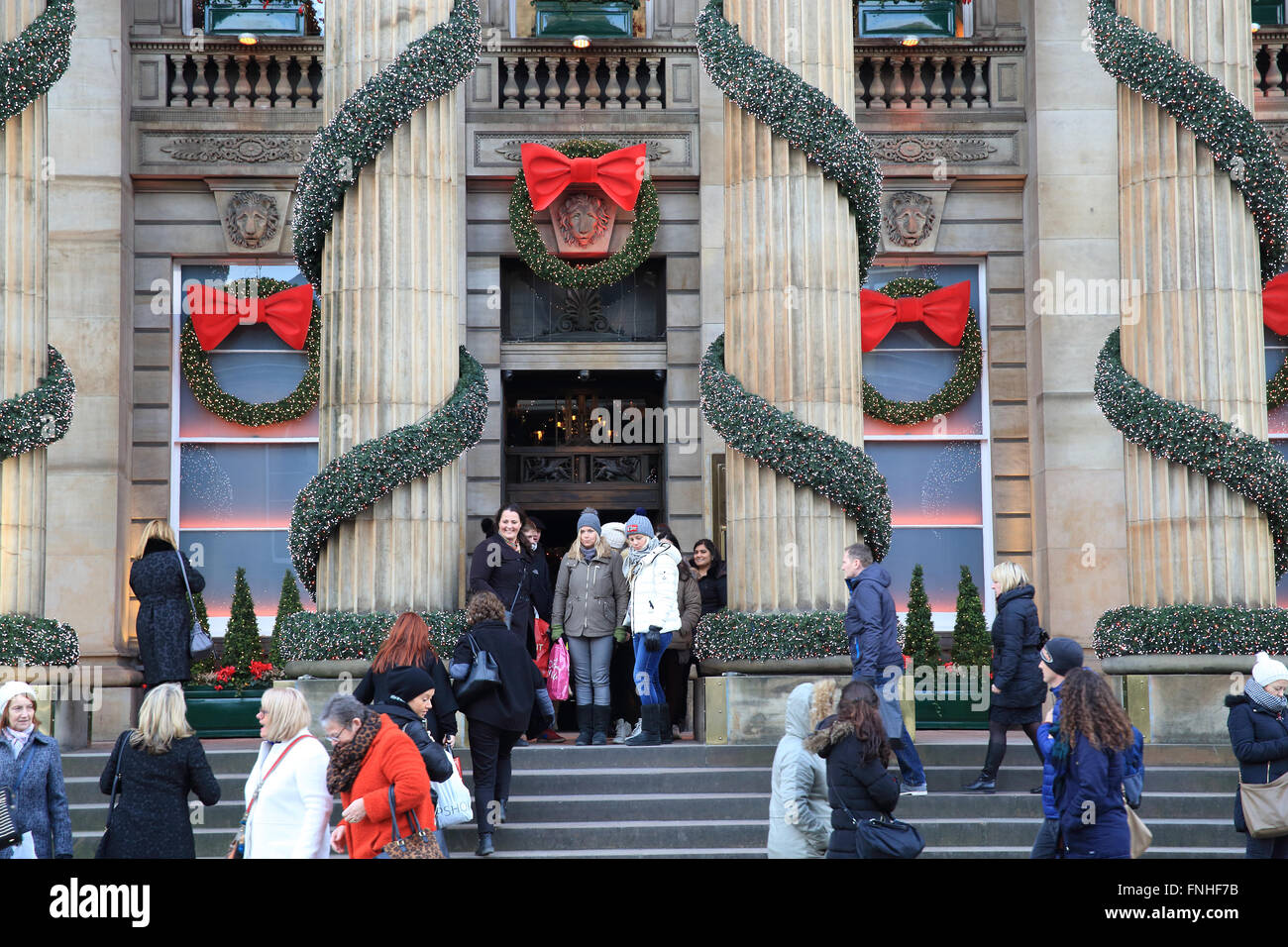 The dome edinburgh christmas decorations hires stock photography and