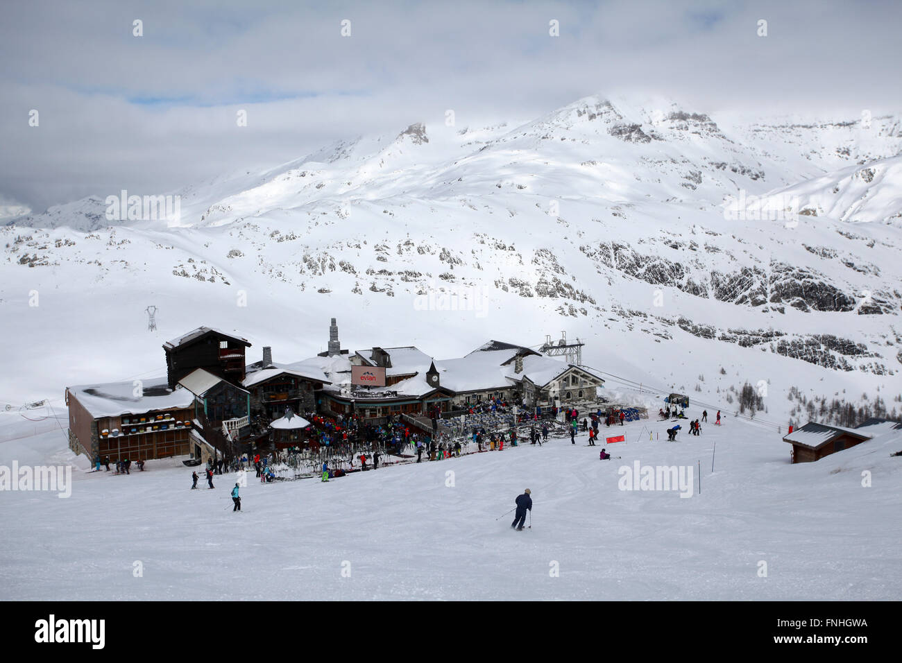 Tignes, France, Ski resort Stock Photo - Alamy