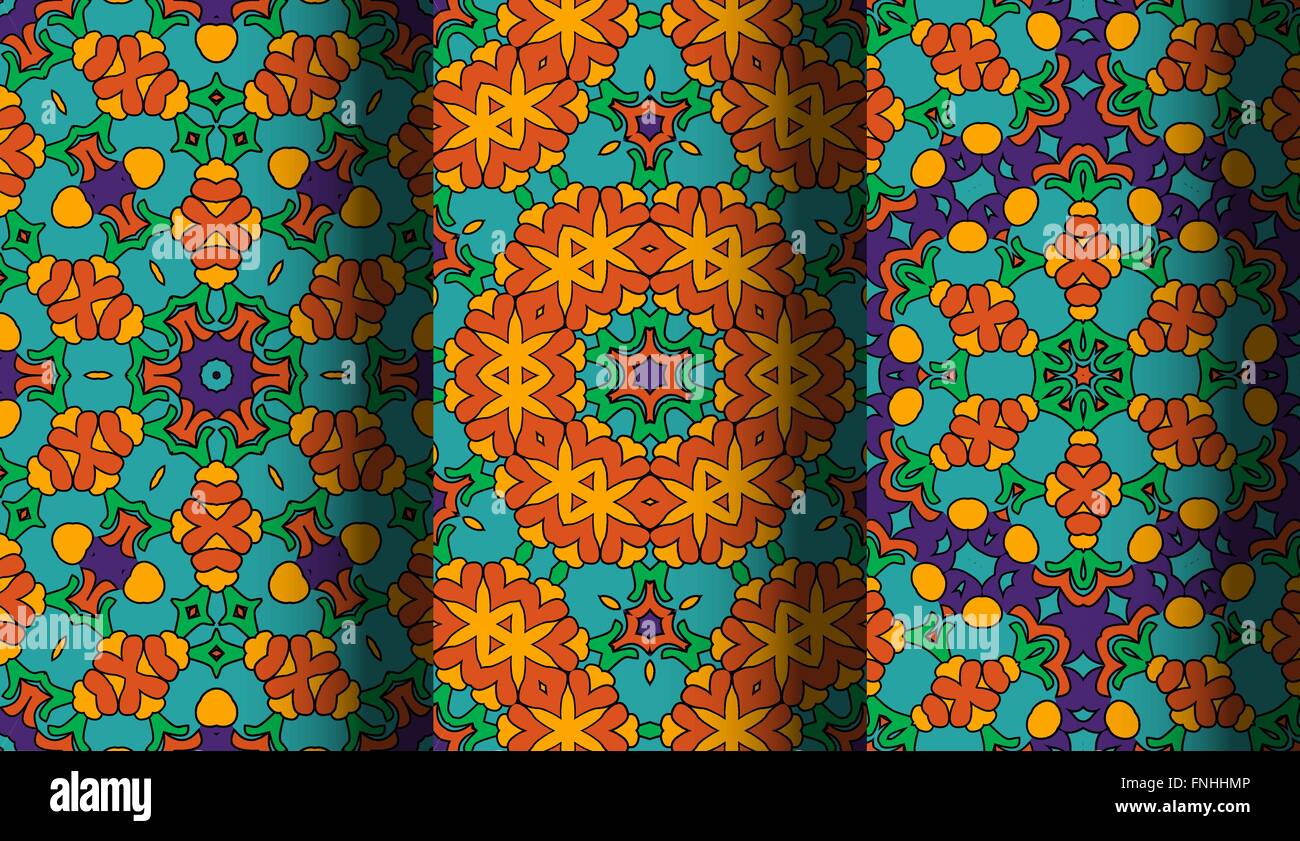 Vector of Seamless Patterns set Stock Vector Image & Art - Alamy