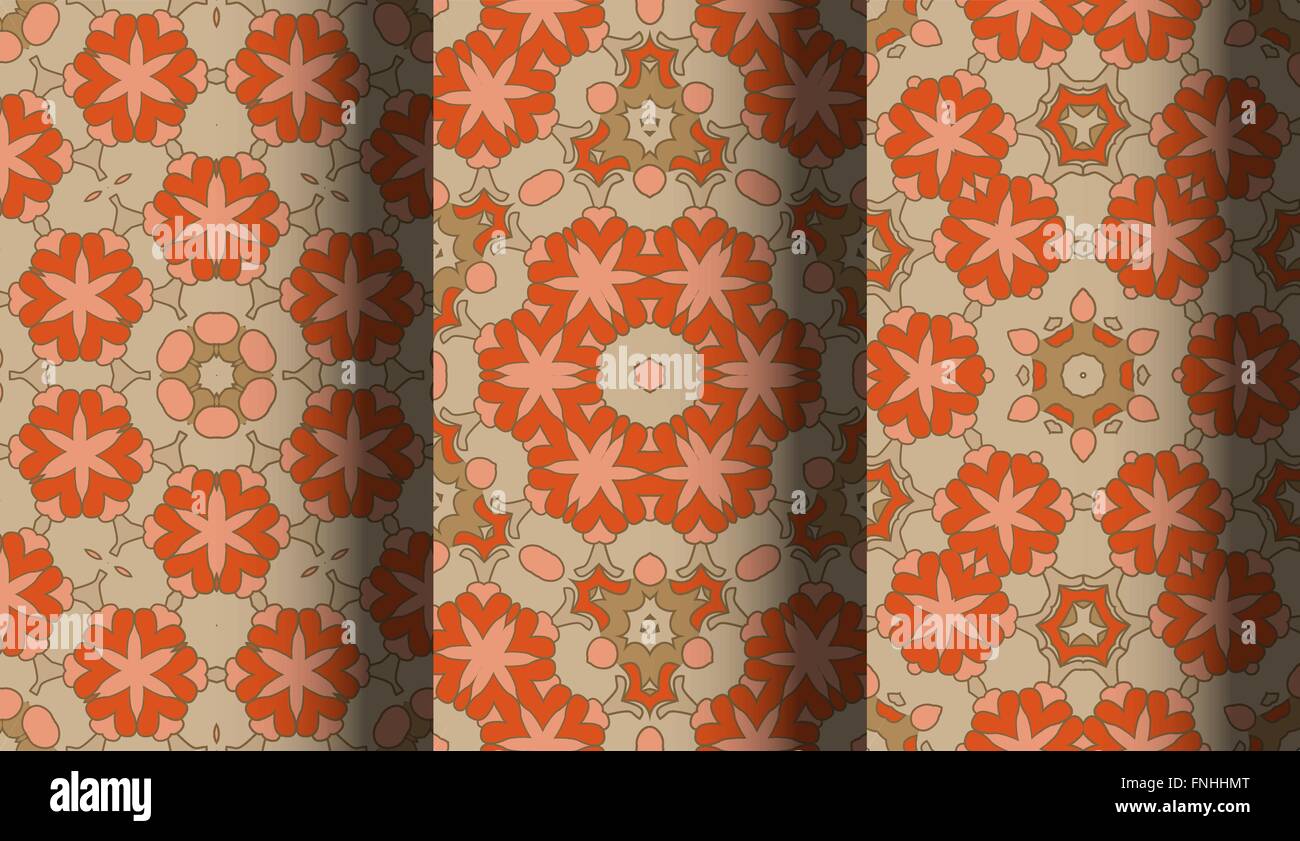 Vector of Seamless Patterns set Stock Vector Image & Art - Alamy