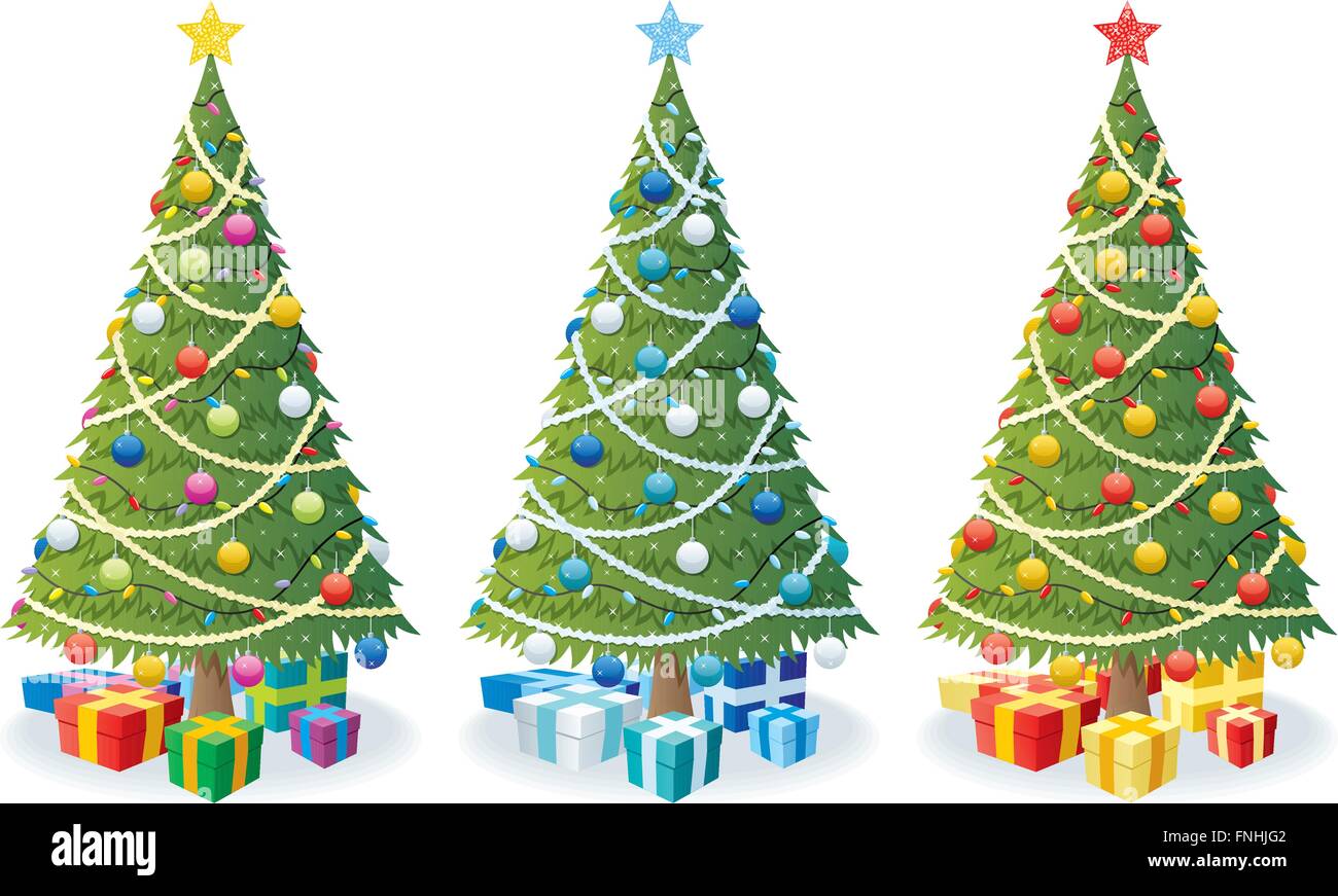Cartoon illustration of Christmas tree in 3 color versions Stock Vector Image & Art - Alamy Cartoon illustration of Christmas tree in 3 color versions Stock Vector Image & Art - Alamy