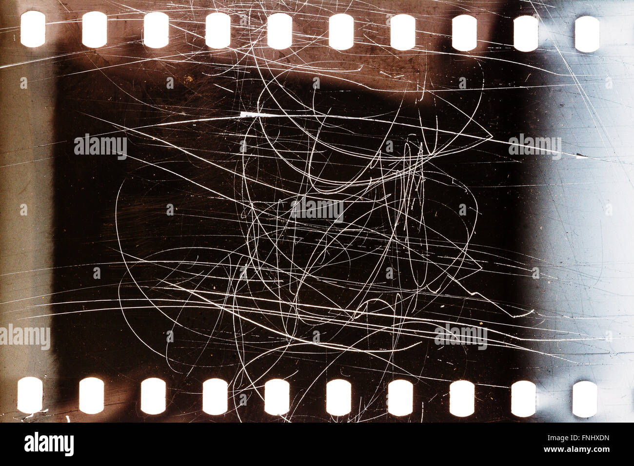 Blank grained scratched film strip texture background Stock Photo Alamy