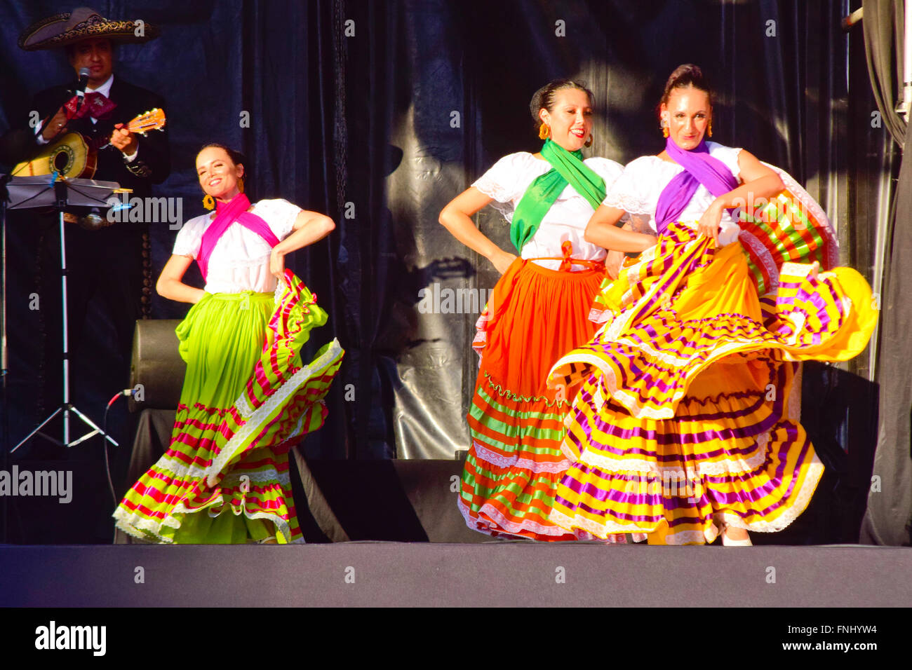 Traditional Mexican dance Stock Photo Alamy