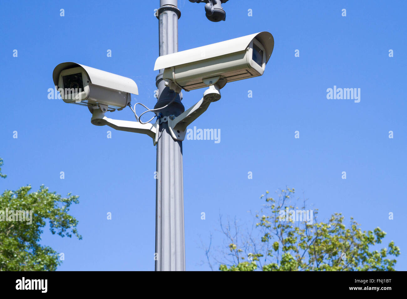 Security camera on light pole hires stock photography and images Alamy