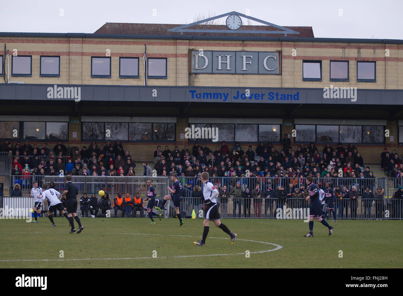 Dulwich Hamlet Football Club, Champion Hill Stadium, Southeast London, England, UK Stock Photo