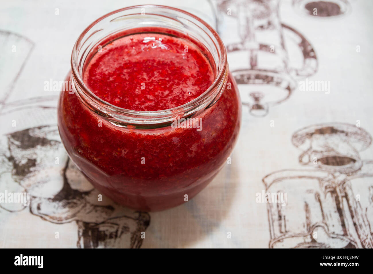 Strawberry jam glass hi-res stock photography and images - Alamy