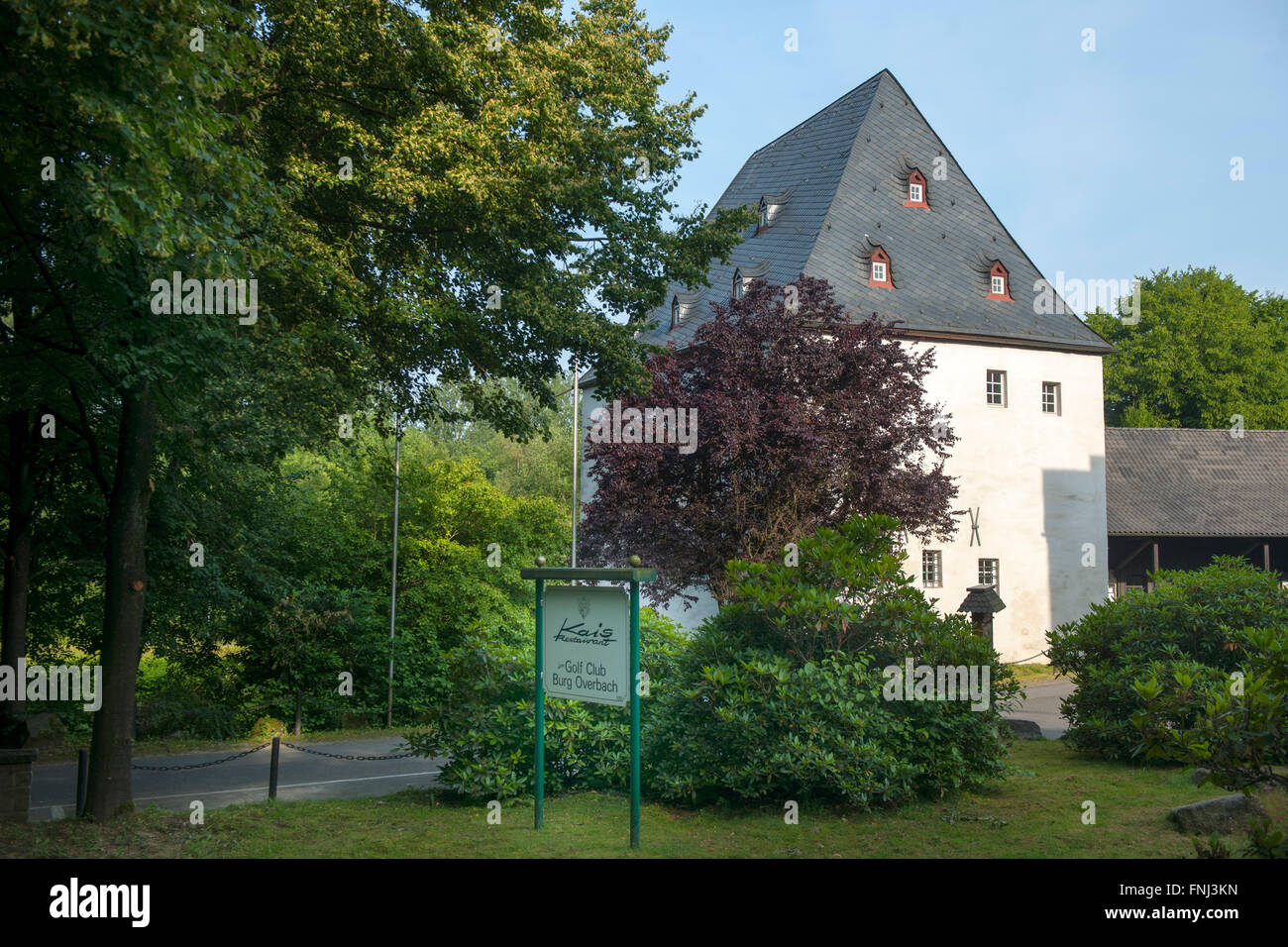 Deutschland, NordrheinWestfalen, RheinSiegKreis, Much, Burg Stock