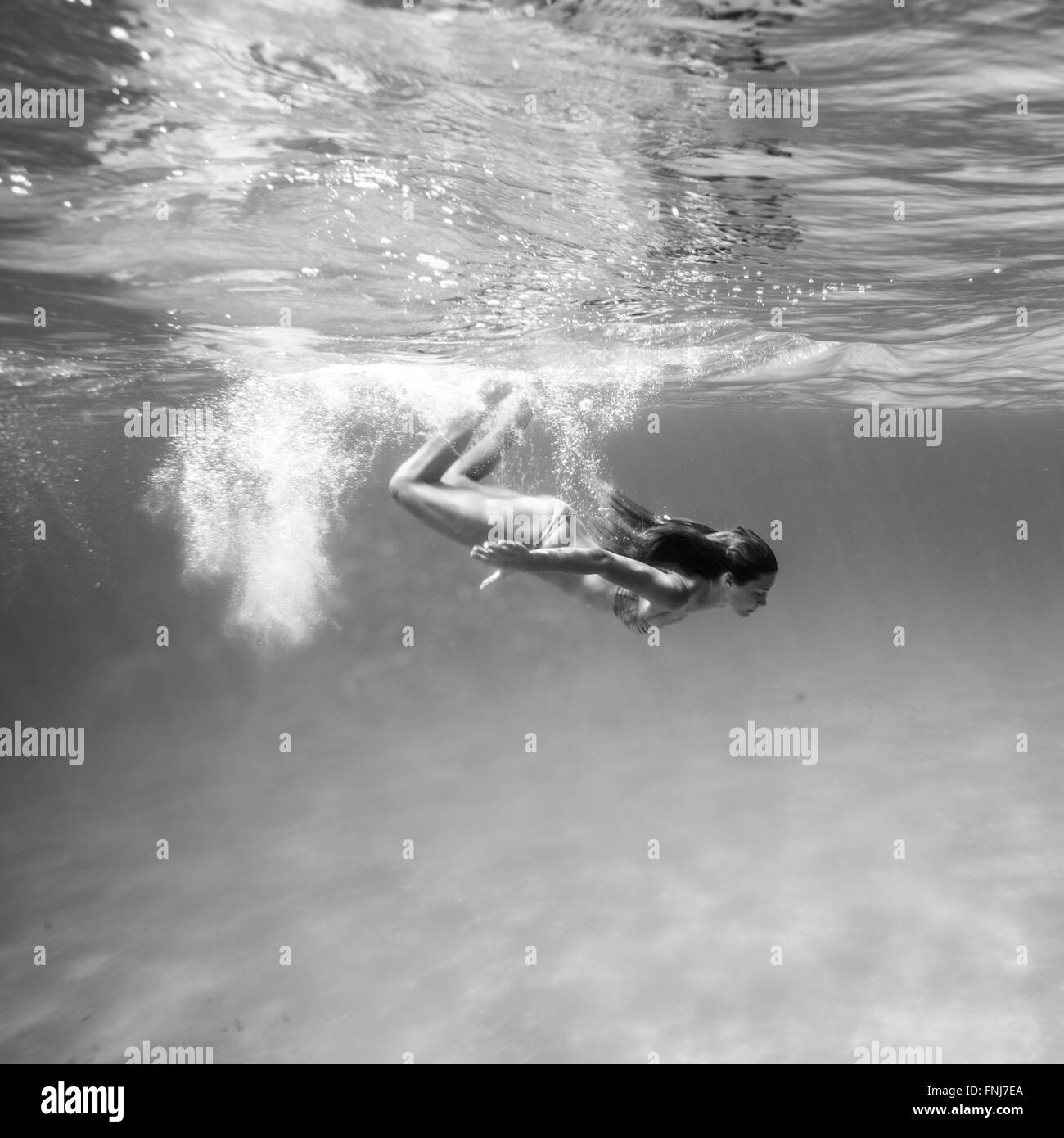 Underwater art Black and White Stock Photos & Images Alamy
