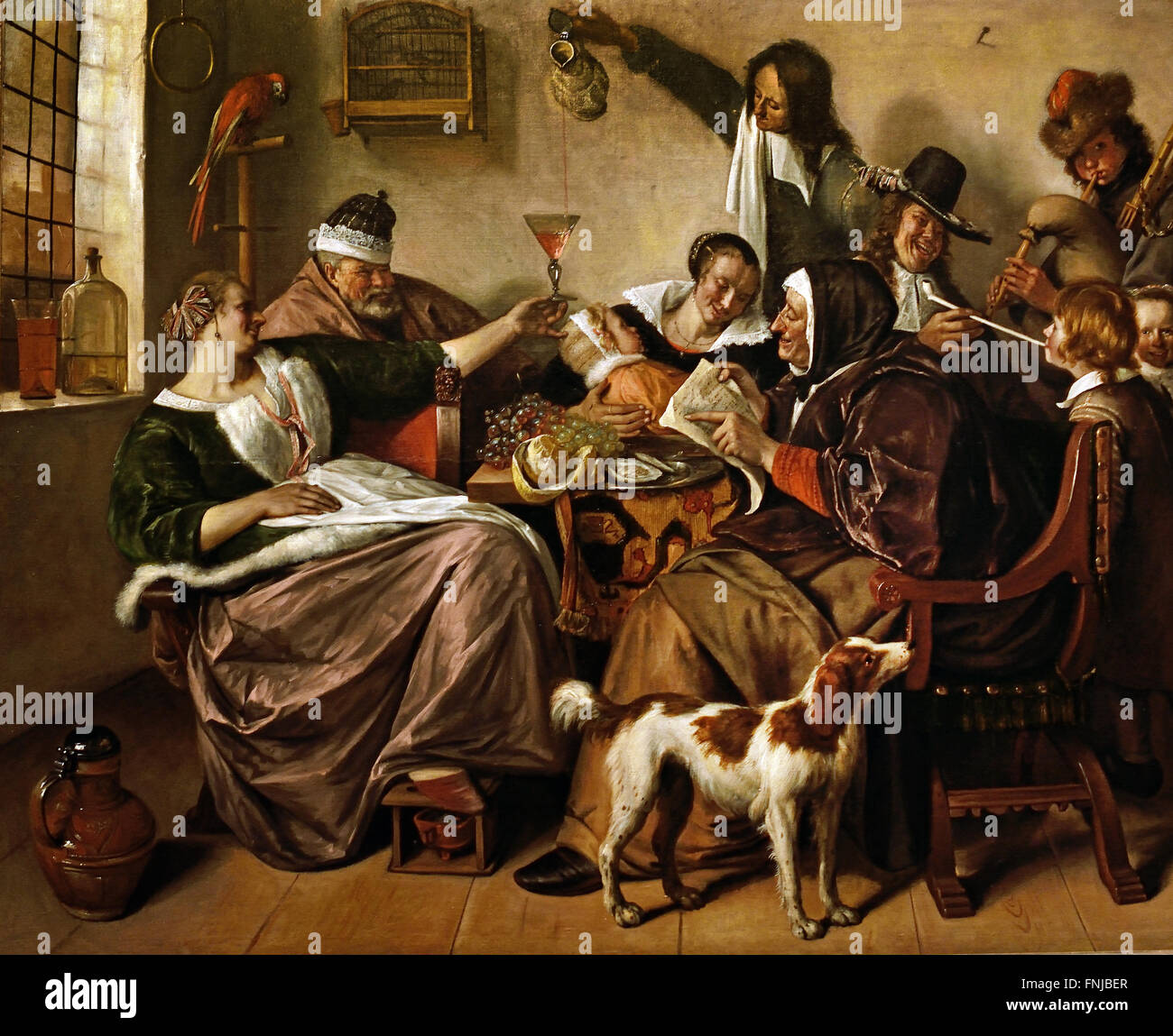 As the Old Sing, So Pipe the Young 1668 - 1670 Jan Steen 1626 - 1679 ...