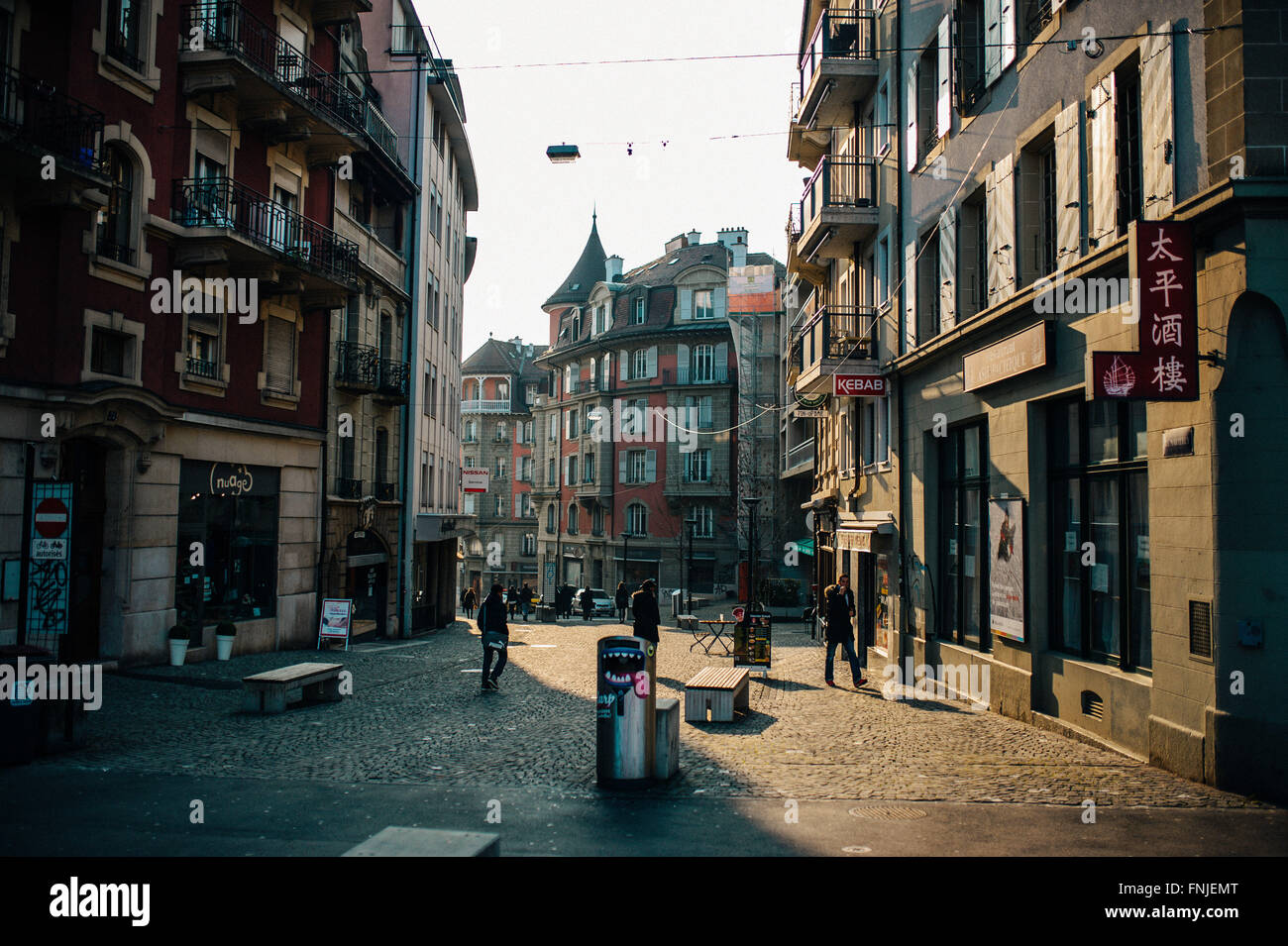 City of Lausanne (Schwitzerland Canton Waadt), on March 11, 2016. Photo: picture alliance/Robert Schlesinger Stock Photo