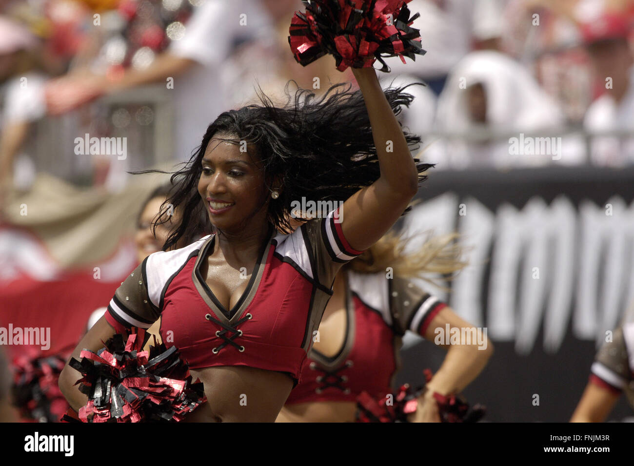 Tampa, Florida, USA. 10th Sep, 2006. Sept. 10, 2006; Tampa, FL, USA; Tampa Bay Buccaneers cheerleaders perform during the Bucs game against the Baltimore Ravens at Raymond James Stadium. ZUMA Press/Scott A. Miller © Scott A. Miller/ZUMA Wire/Alamy Live News Stock Photo