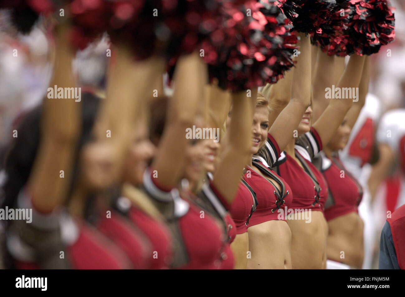 Tampa, Florida, USA. 10th Sep, 2006. Sept. 10, 2006; Tampa, FL, USA; Tampa Bay Buccaneers cheerleaders during the Bucs game against the Baltimore Ravens at Raymond James Stadium. ZUMA Press/Scott A. Miller © Scott A. Miller/ZUMA Wire/Alamy Live News Stock Photo