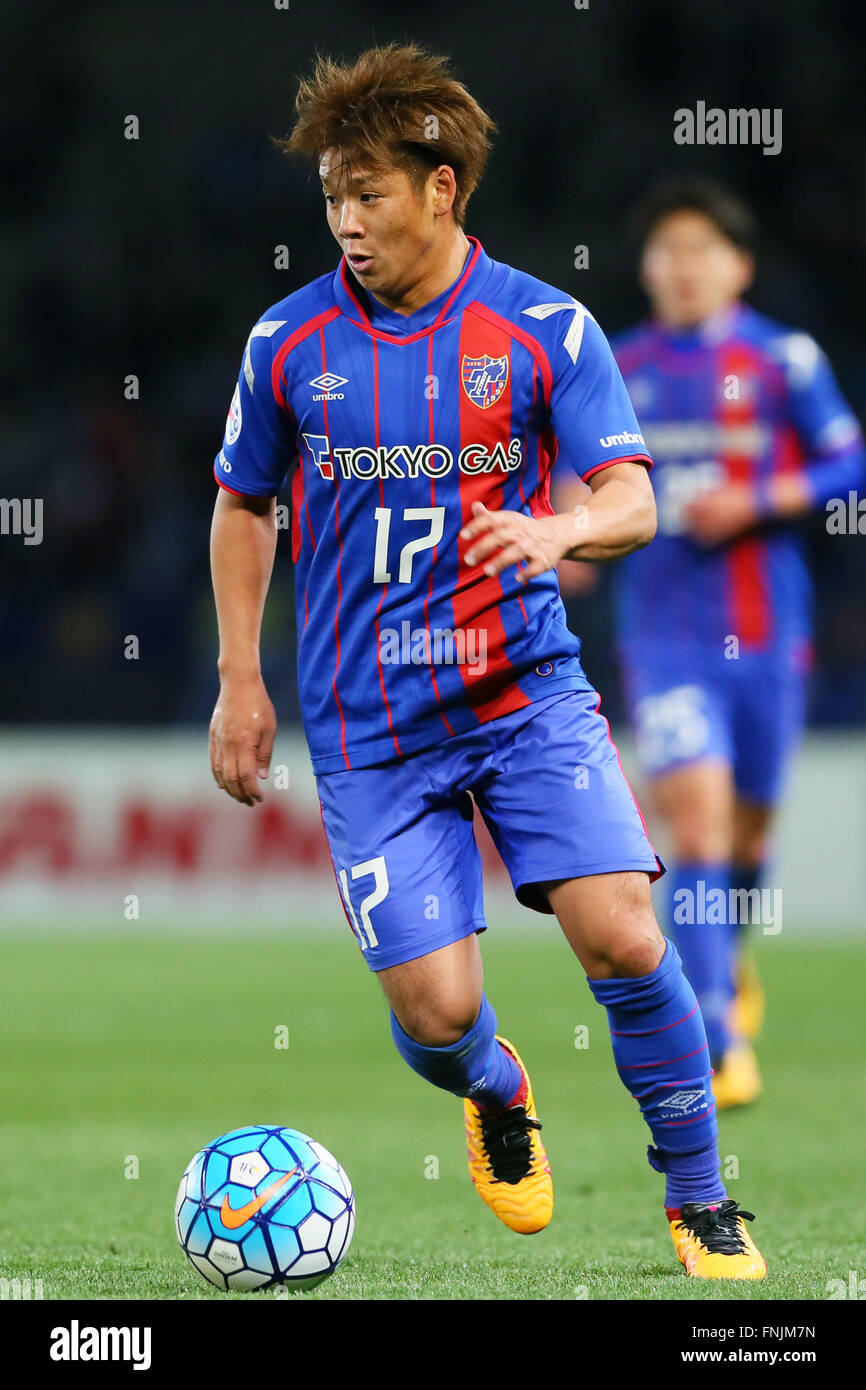 Tokyo Japan 15th Mar 16 Hiroki Kawano Fc Tokyo Football Soccer 16 Afc Champions League Group E Match Between F C Tokyo 0 0 Jiangsu Suning At Ajinomoto Stadium In Tokyo Japan C